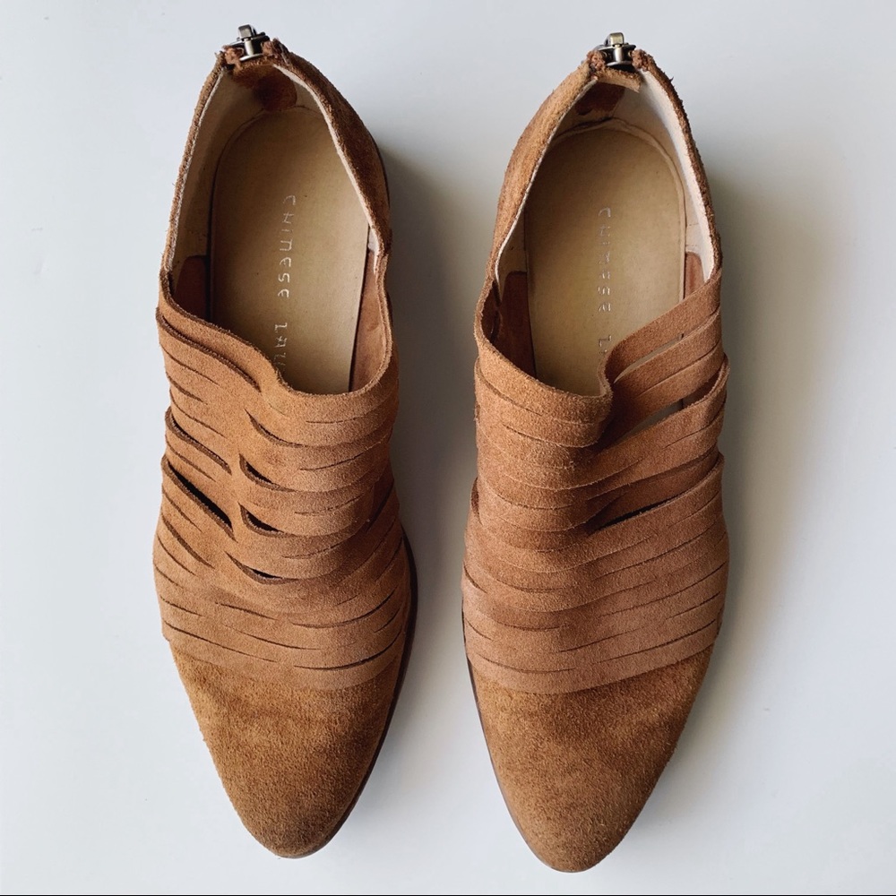 Chinese laundry 7.5 brown booties